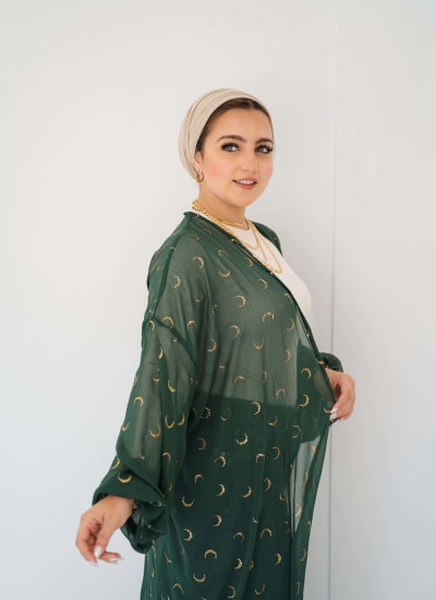 Galaxy kimono in olive  Image