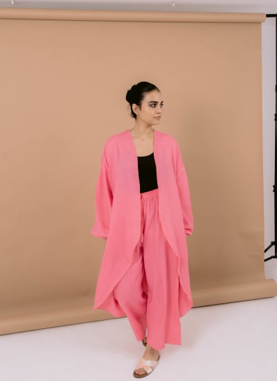Flowy set in pink Image