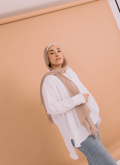 Ellen top in white  Image