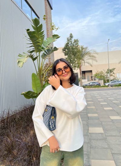 Miren top in white  Image