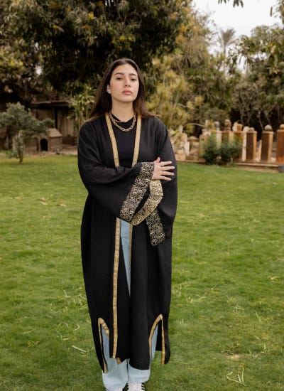Arabic calligraphy kaftan Image