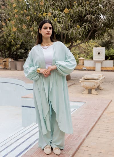 Flowy set - Icy mint green  Image