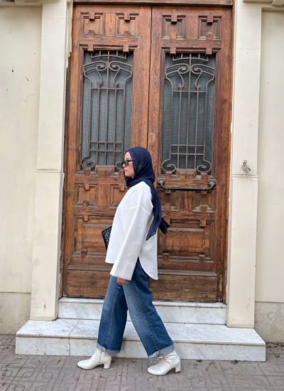 Miren top in white  Image