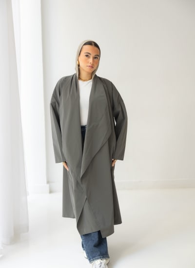 The waterproof coat-Grey Image
