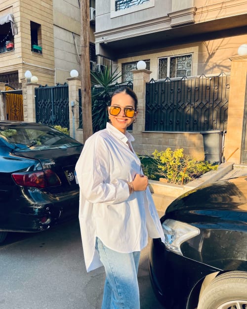 white shirt