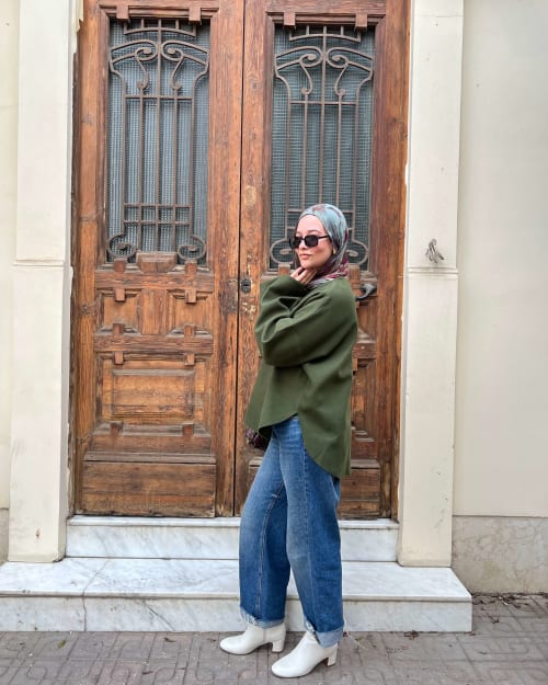 Miren top in olive 
