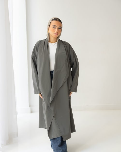The waterproof coat-Grey