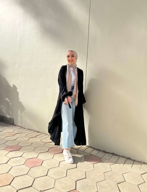 Flowy cardigan in black 