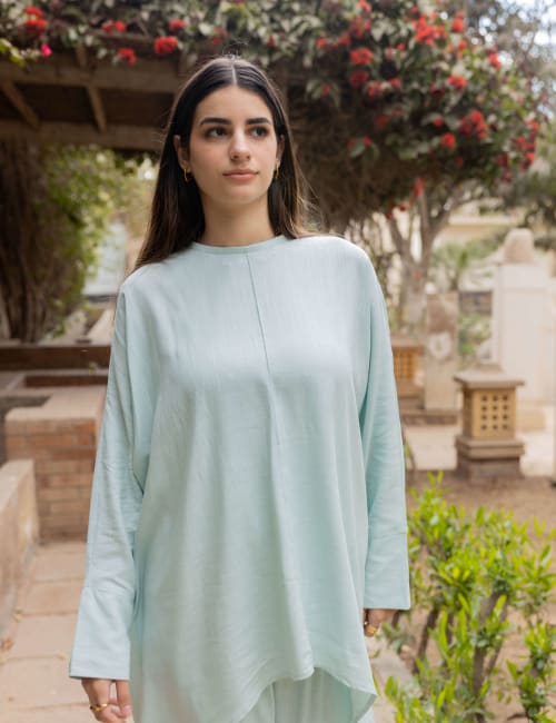 Sophia top - icy mint