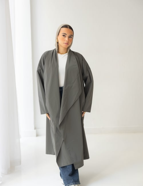 The waterproof coat-Grey