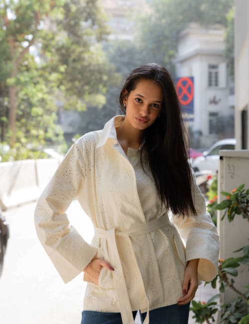 Broderie Anglaise jacket