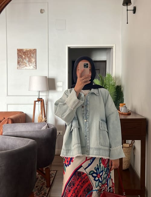 Denim jacket-ice blue 