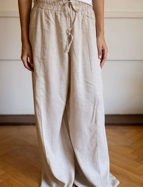 Flowy pants - beige 