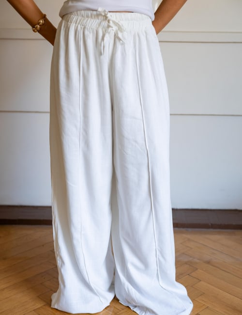 Flowy  pants -  white 