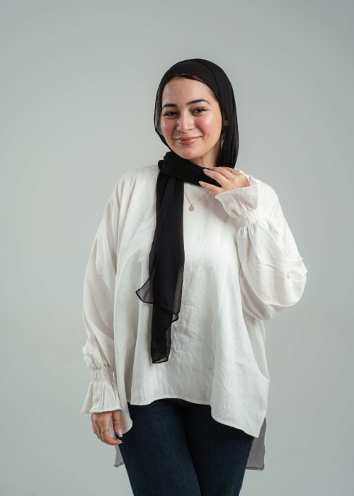 Basic top in white