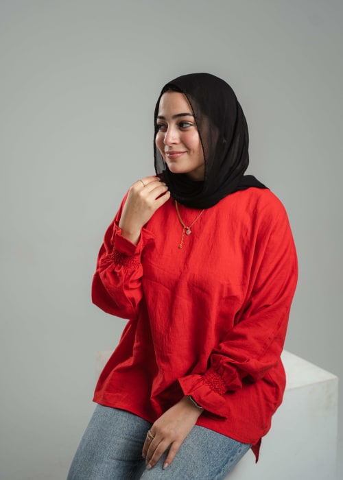 Basic top in red