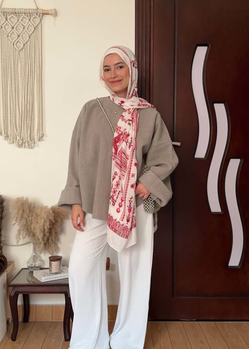 Miren top in grey