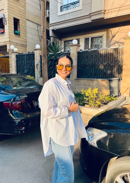 white shirt