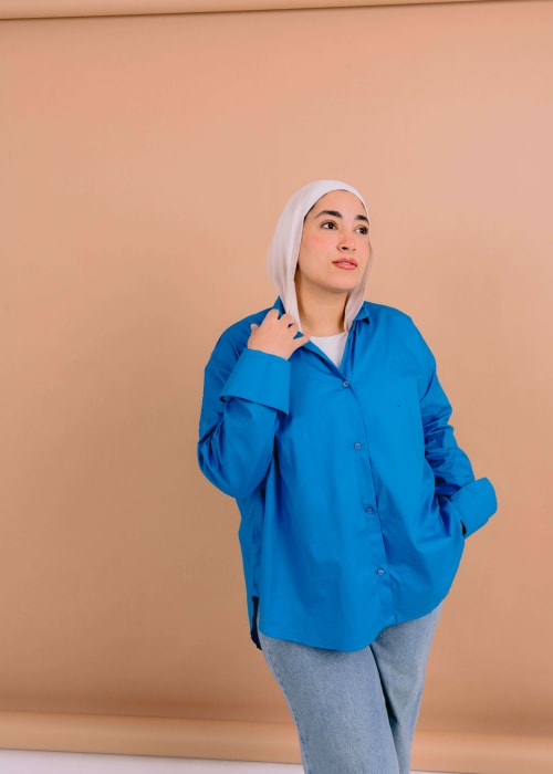 Blue shirt