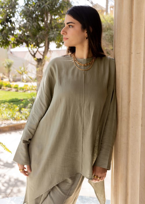 Sophia top _ olive