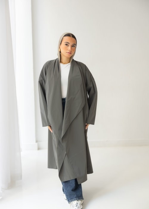 The waterproof coat-Grey