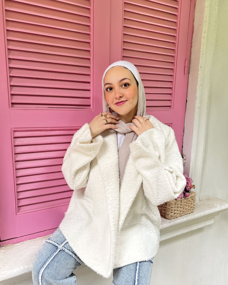 Angelic jacket in white 