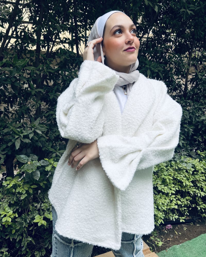 Angelic jacket in white 