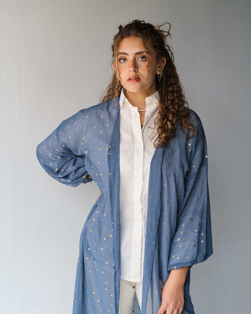 Galaxy kimono - dark blue 
