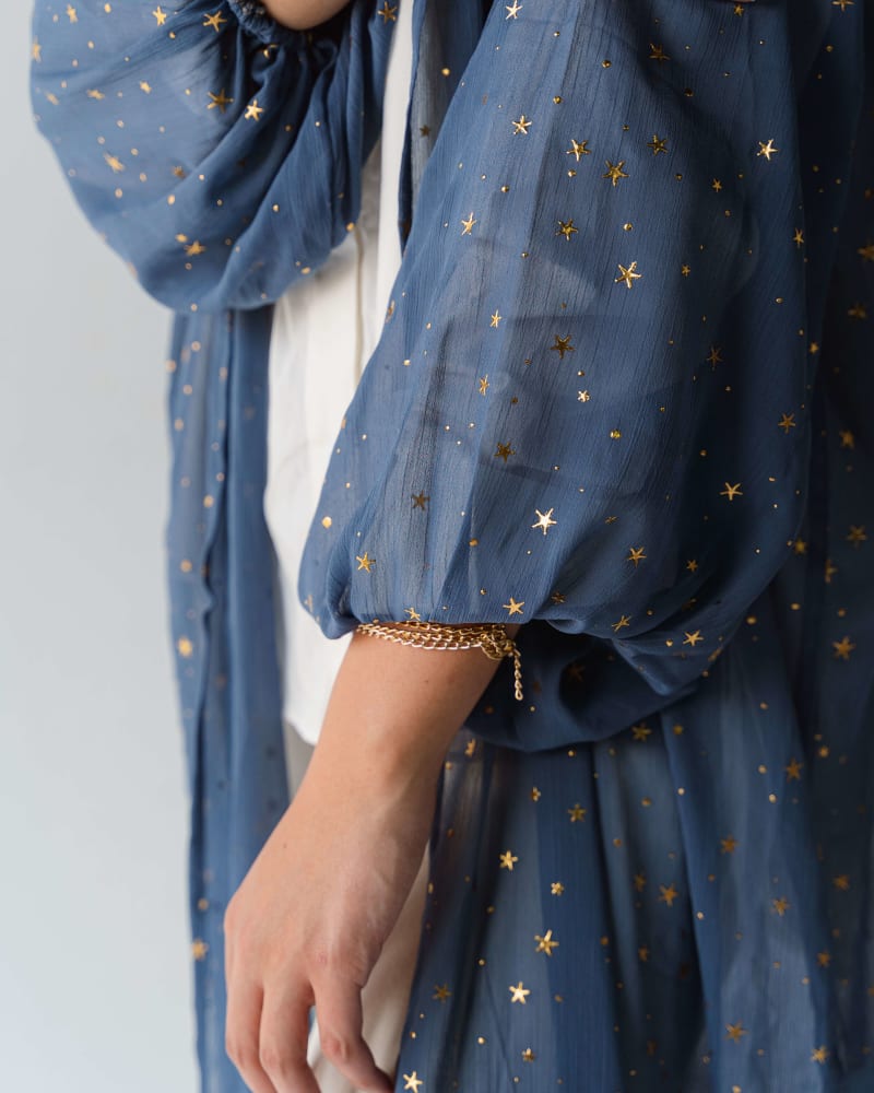 Galaxy kimono - dark blue 