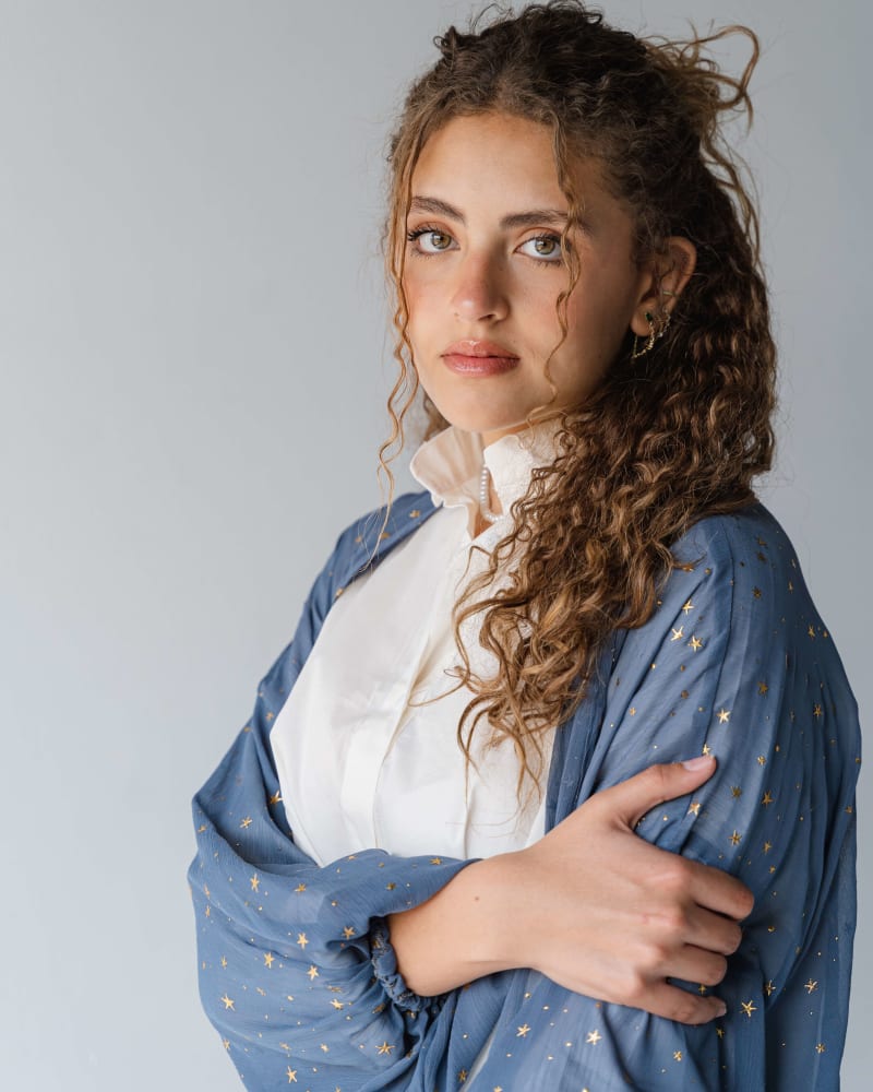 Galaxy kimono - dark blue 