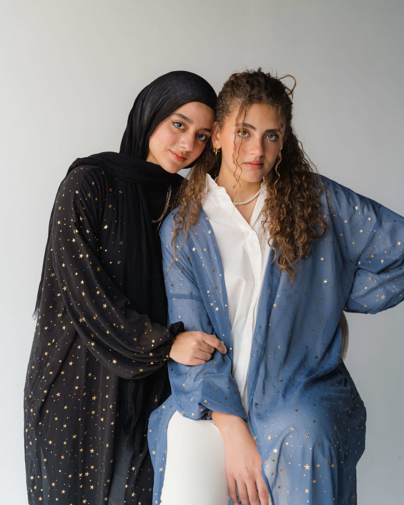 Galaxy kimono - dark blue 