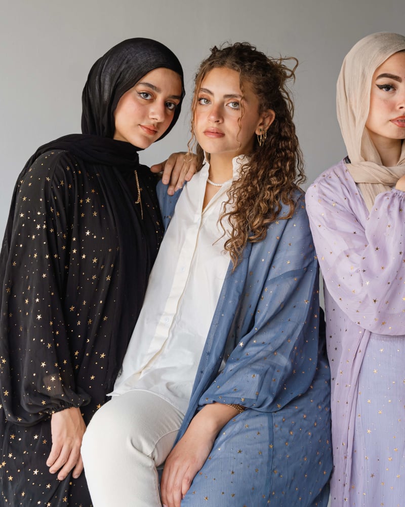 Galaxy kimono - dark blue 