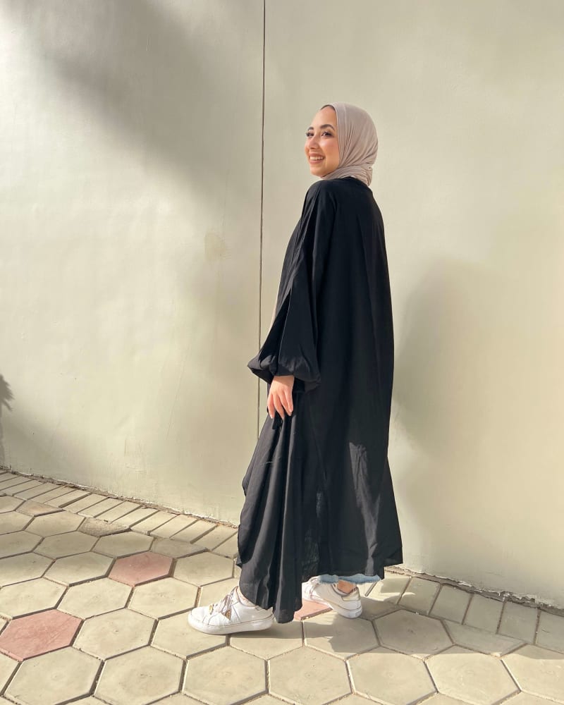 Flowy cardigan in black 