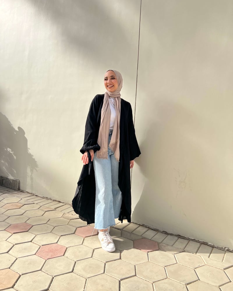 Flowy cardigan in black 