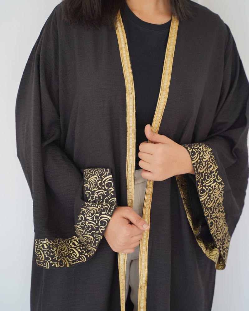 Arabic calligraphy kaftan