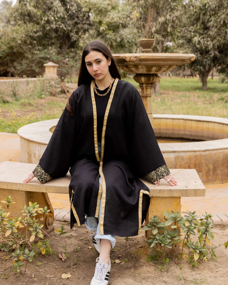 Arabic calligraphy kaftan