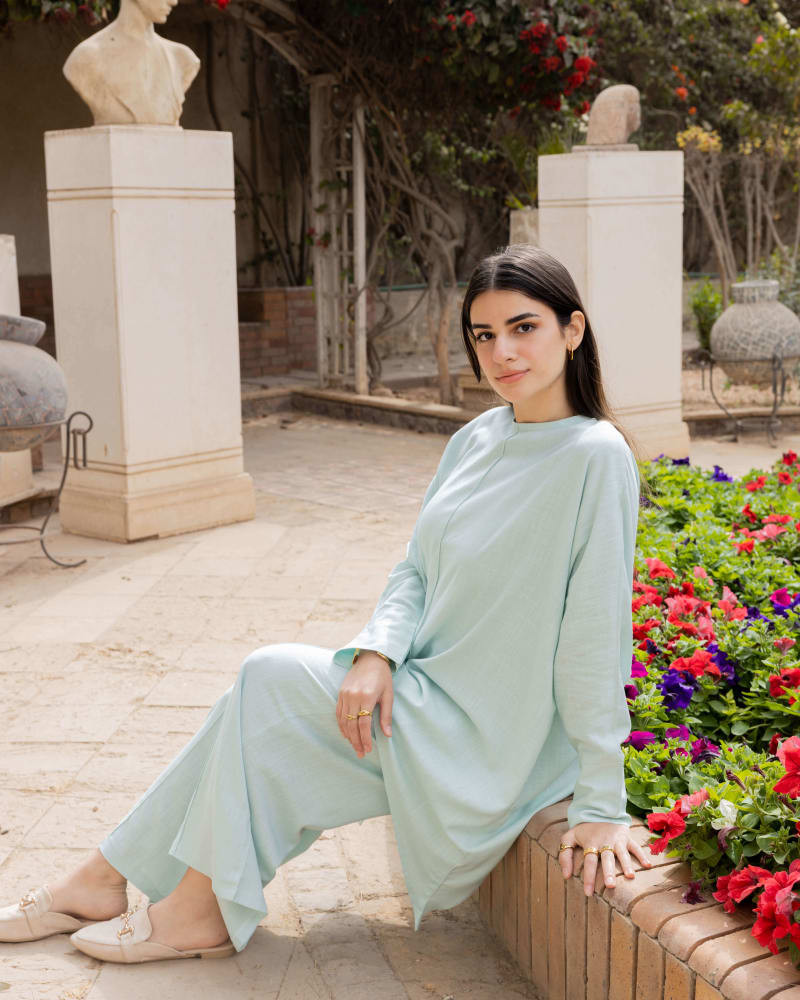 Sophia set - Icy mint green