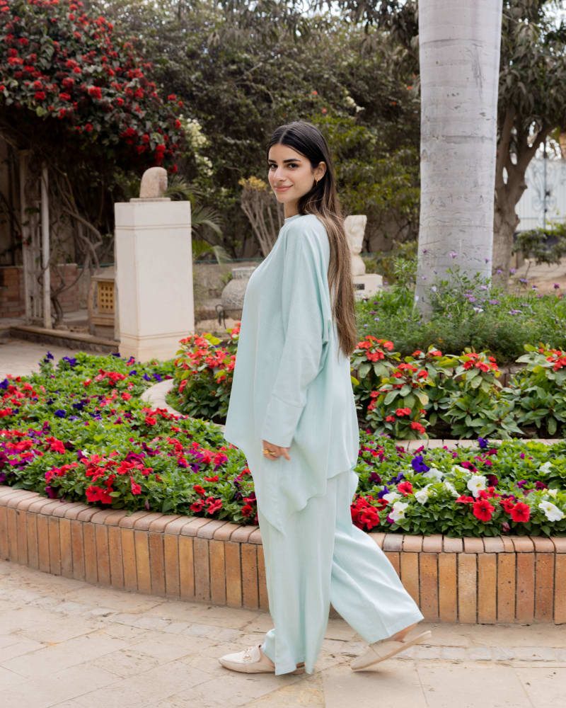 Sophia set - Icy mint green