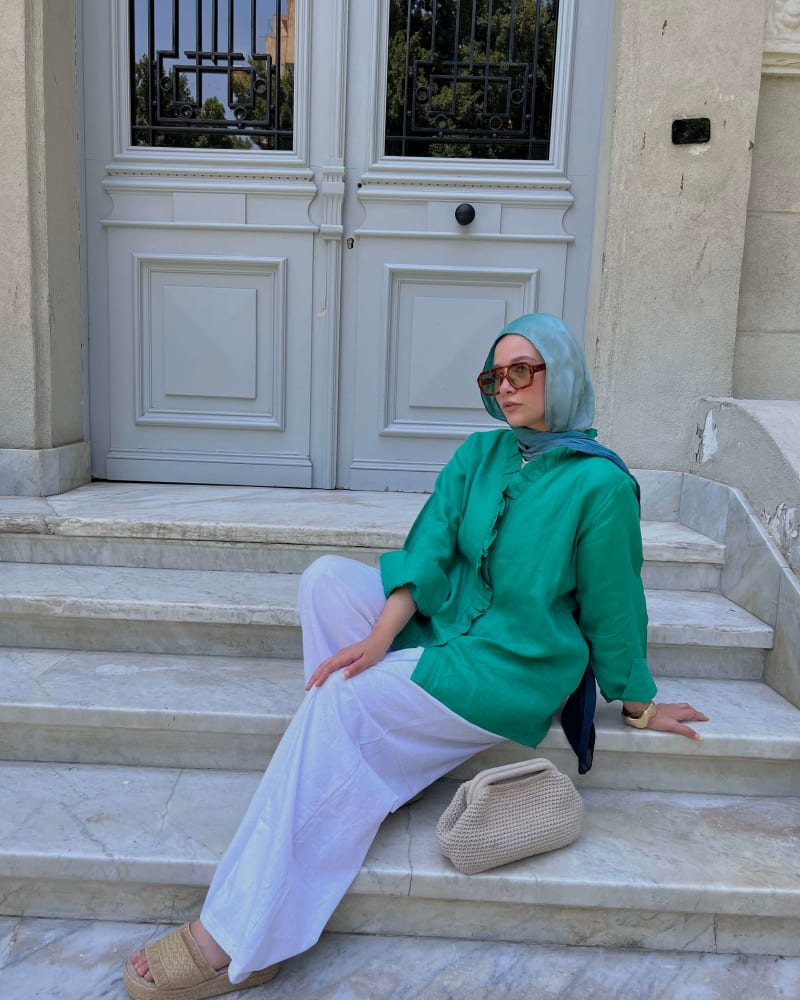 Emerald breeze shirt