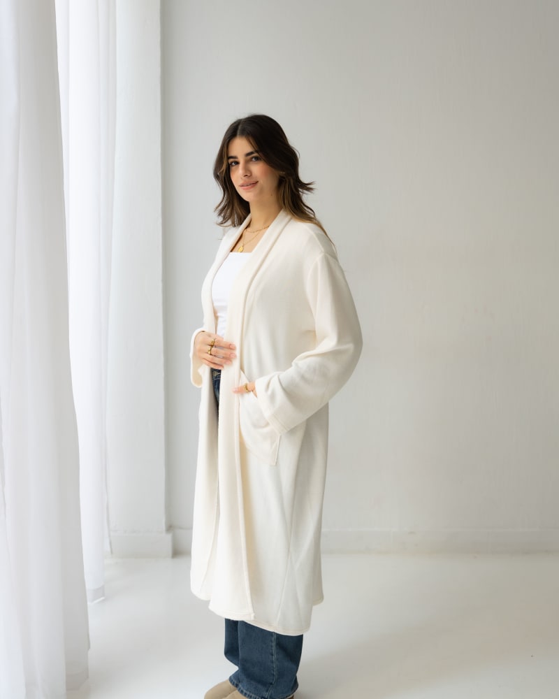 The knit cardigan-offwhite 