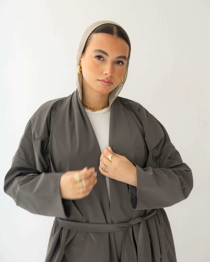 The waterproof coat-Grey