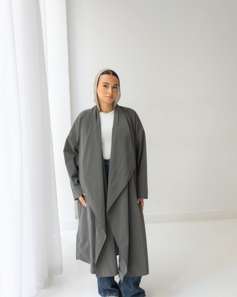 The waterproof coat-Grey