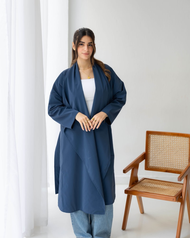 The waterproof coat-Navy