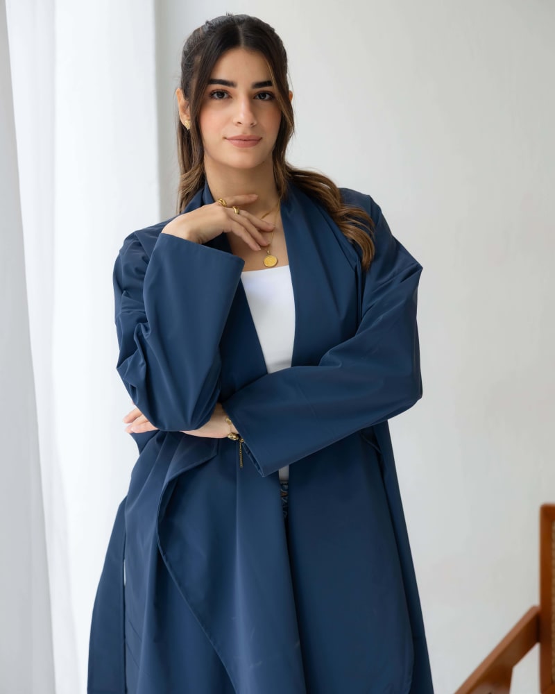 The waterproof coat-Navy