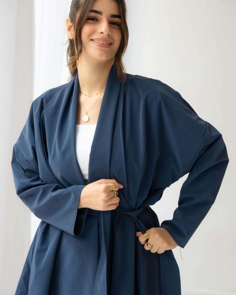 The waterproof coat-Navy