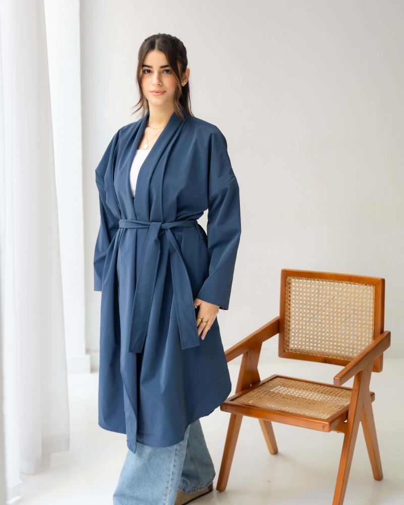 The waterproof coat-Navy