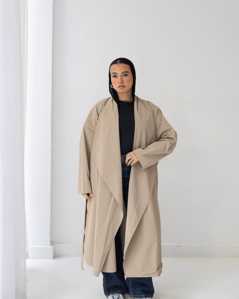 The waterproof coat-Beige