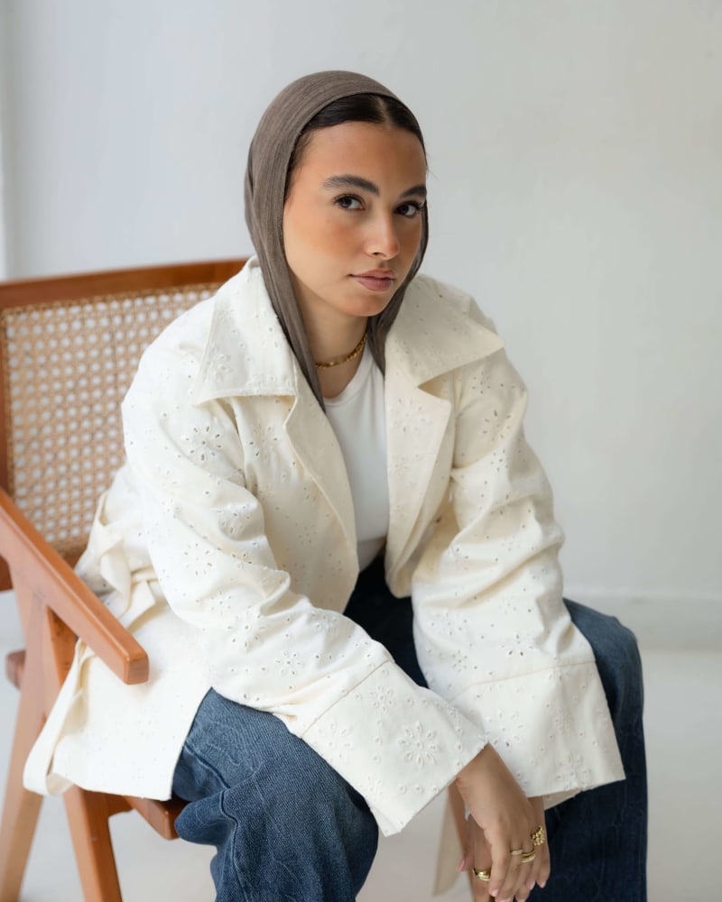 Broderie Anglaise jacket