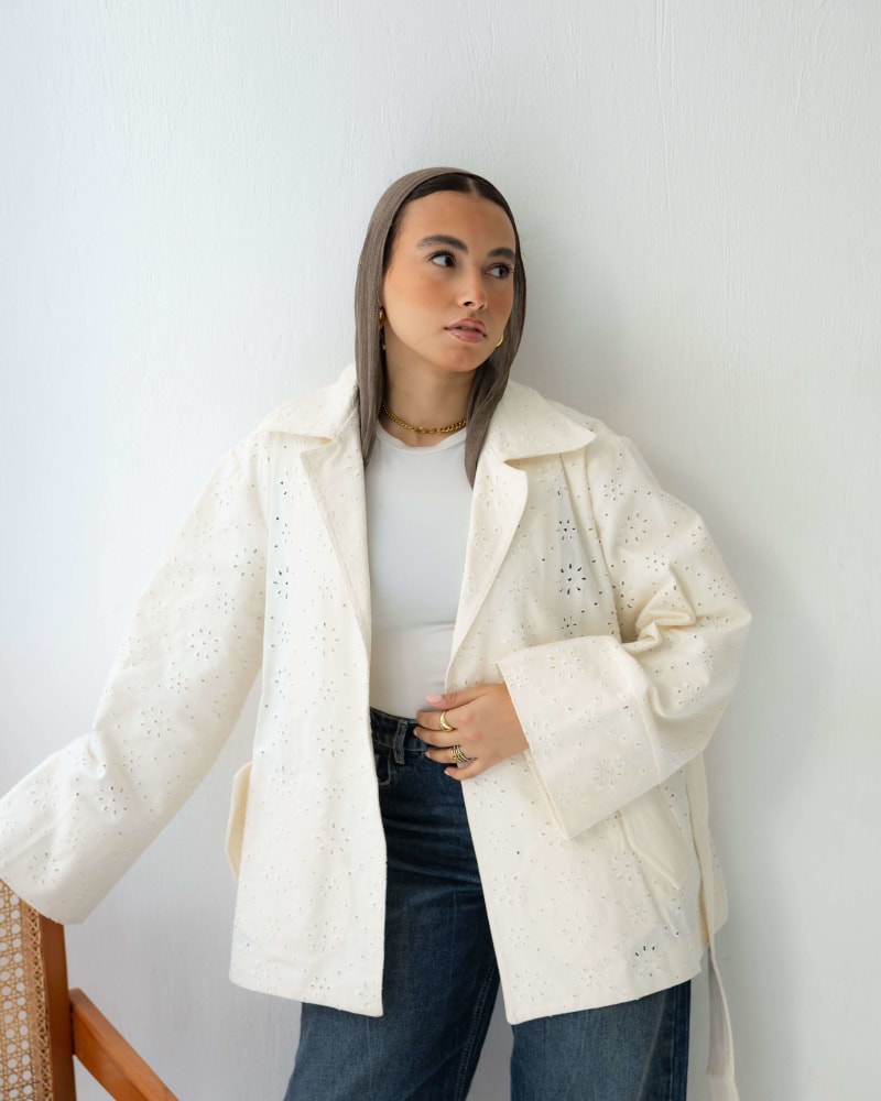Broderie Anglaise jacket