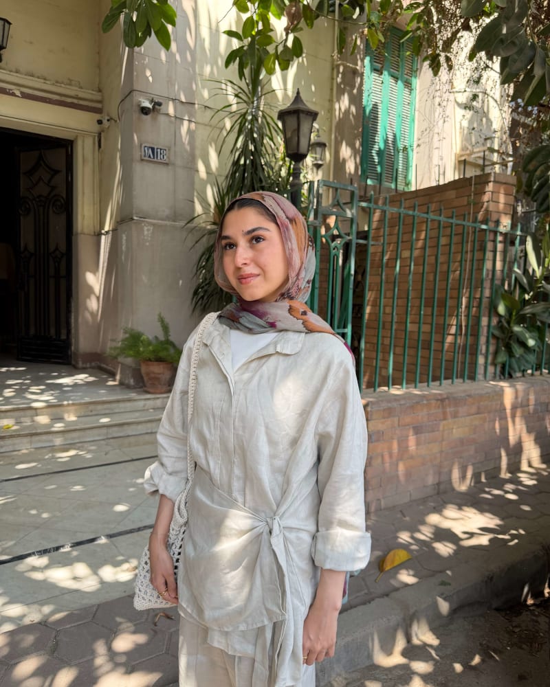 Side tie linen shirt